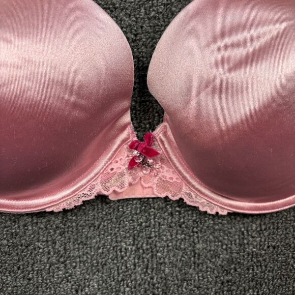 Victoria’s Secret Bra Dream Angels Push Up Pink Casual Bra Size 38C - Picture 2 of 5